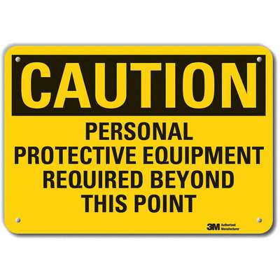 Caution Sign,10 In. H,Aluminum