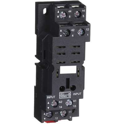 Socket,8 Pin,Din Rail/Panel,