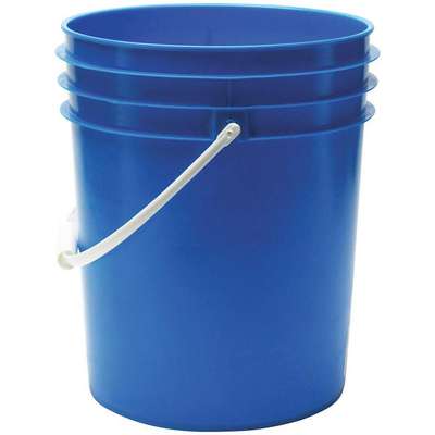 Pail,5.0 Gal.,Plastic Handle,