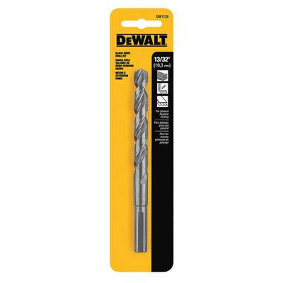 Drill Bit,Hss,13/32in.,Black