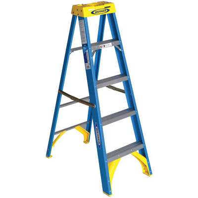 Stepladder,Fiberglass,5 Ft. H,