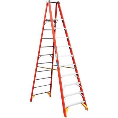 Platform Stepladder,37-3/8 In.