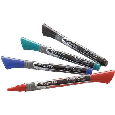 Dry Erase Marker,Fine,Round,PK4