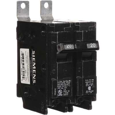 Bolt On Circuit Breaker,20A,2P,