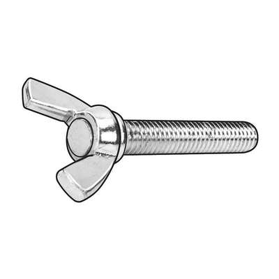 Thumb Screw,Wing,3/8-16,1 1/2 L