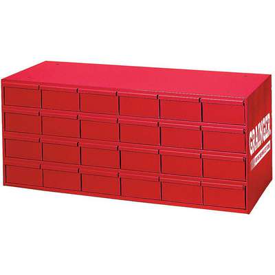 Cabinet 24 Drawer, Steel, 16