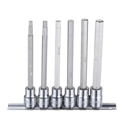 Socket Bit Set,Metric,3/8"