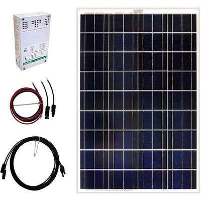 Solar Panel Kit,100W,5.56A,