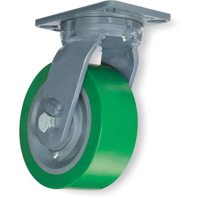 Swivel Plt Cstr,Poly,6 In,2200