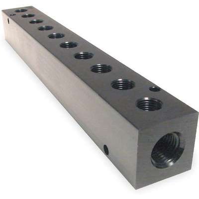 Manifold,Metal,NPT,13-5/8 In. L