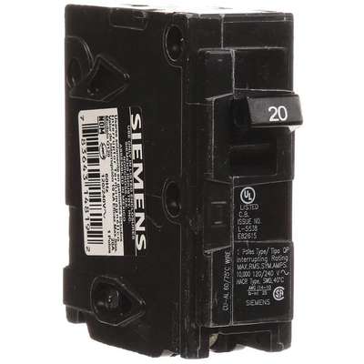 Plug In Circuit Breaker,20A,1P,