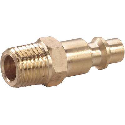 Coupler Plug,1/4 Mnpt,1/4 Body