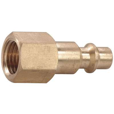 Coupler Plug,(f)npt,1/4,Brass