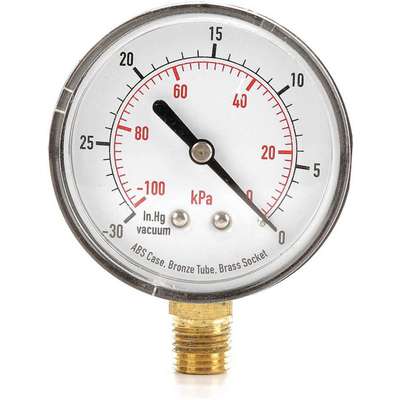 Vacuum Gauge,Test,2-1/2 In