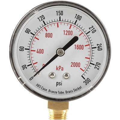 Pressure Gauge,Test,2-1/2 In