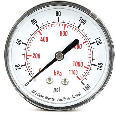 Pressure Gauge,Test,2-1/2 In