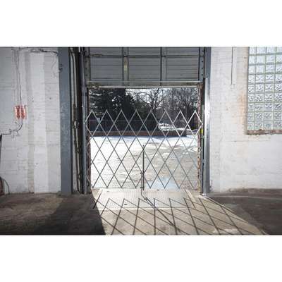 Folding Gate,Gray,5 To 6 Ft.