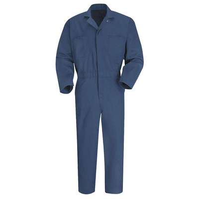 Coverall,Chest 38In.,Navy