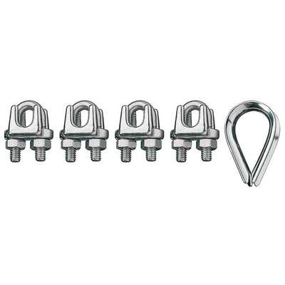 Wire Rope Clip And Thimble Kit,