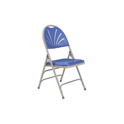 Folding Chair ,Plastic,Blue/