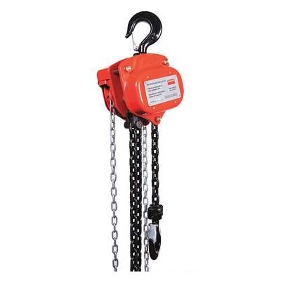 Manual Chain Hoist,4000 Lb.,