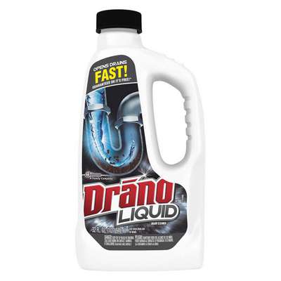 Drain Opener,32 Oz.,Bottle,PK12