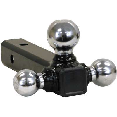 Triple Hitch Ball,Chrome