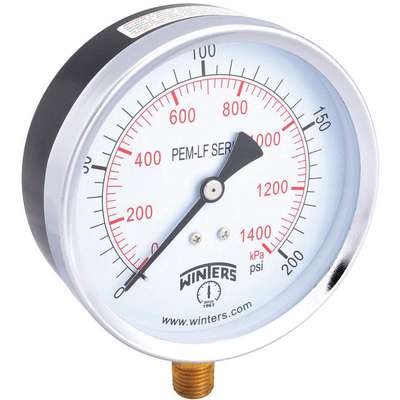 Gauge,Pressure,0 To 200 PSI,4