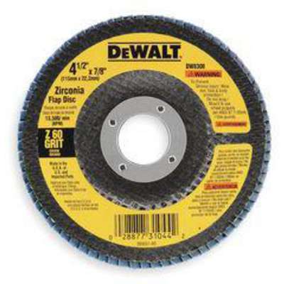 Arbor Mount Flap Disc,4-1/2in,