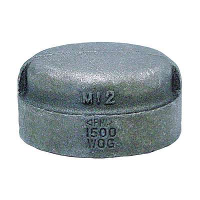 Cap,Malleable Iron,300,2 In.,