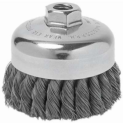 Knot Cup Brush 2-3/4 X 5/8-11"