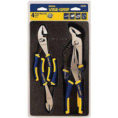 Steel Plier Set, Dipped, 5 Pcs