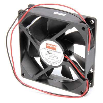 Axial Fan,12VDC,3-5/8In H,3-5/