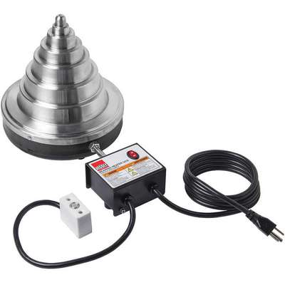 Cone Bearing Heater,w/Temp