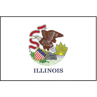 Illinois State Flag,3x5 Ft