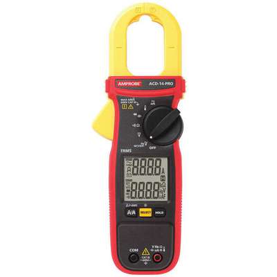 Clamp Meter,Trms,Dual Lcd