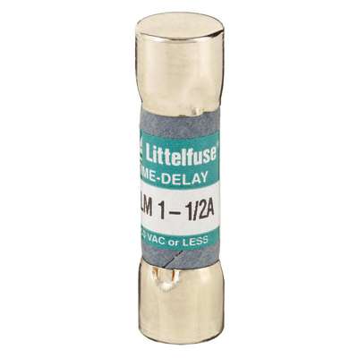 Time Delay Midget Fuse,1-1/2A,