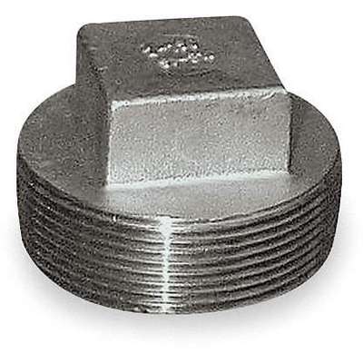 Square Head Plug,1 1/2 In,316