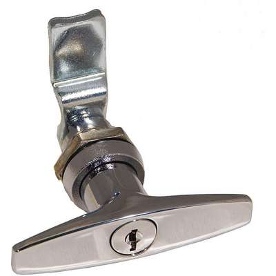 Cam Latch,Keyed,Polished Chrome