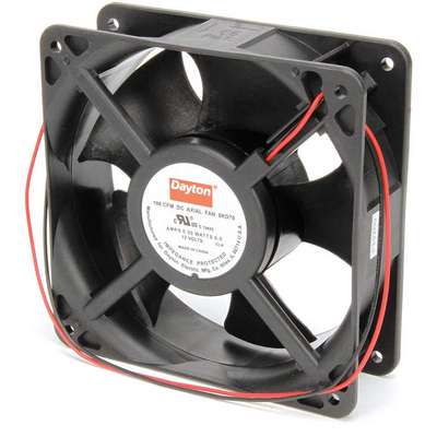 Axial Fan,12VDC,4-11/16In H,4-