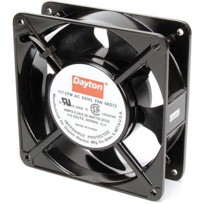 Axial Fan,115VAC,4-11/16In H,4-