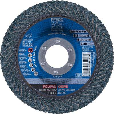 Flap Disc,4-1/2X7/8 Z 40GT,M