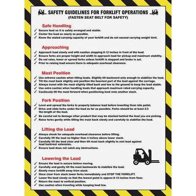 Poster,Safety Guidelines For,