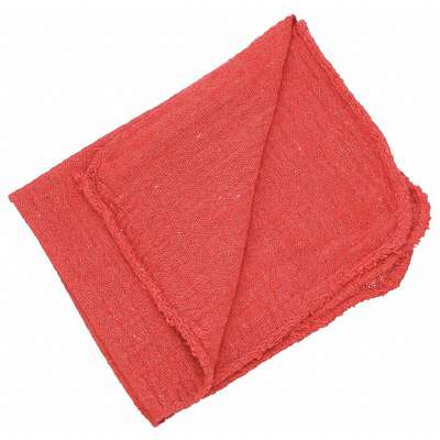 Shop Towels,Cotton,Red