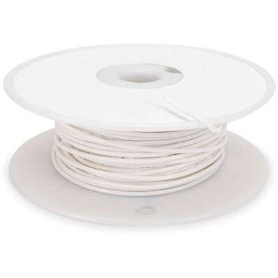 High Temp Lead Wire,18 Ga,White