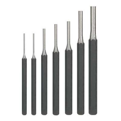 Pin Punch Set,1/16 To 5/16 In,