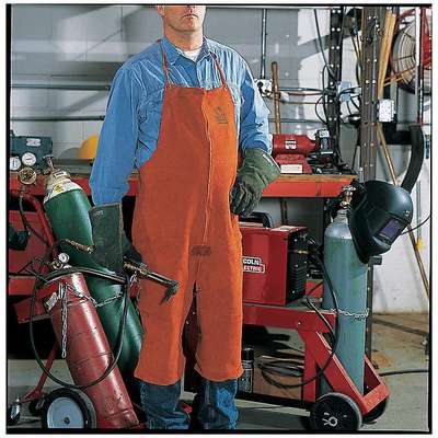 Split Leg Welding Bib Apron,