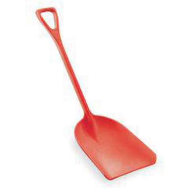 Hygienic Shovel,Red,14 x 17 In,