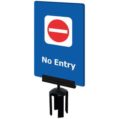 Acrylic Sign,Blue,No Entry