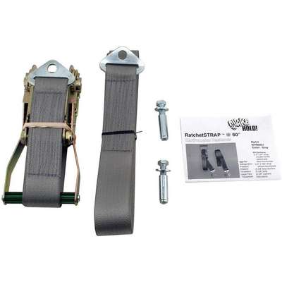 Ratchet Strap,60 In,Gray